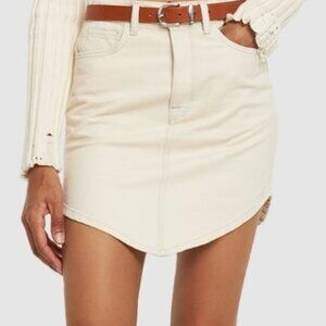 Triarchy Ms. Heart Organic denim mini skirt - Size 24 Waist